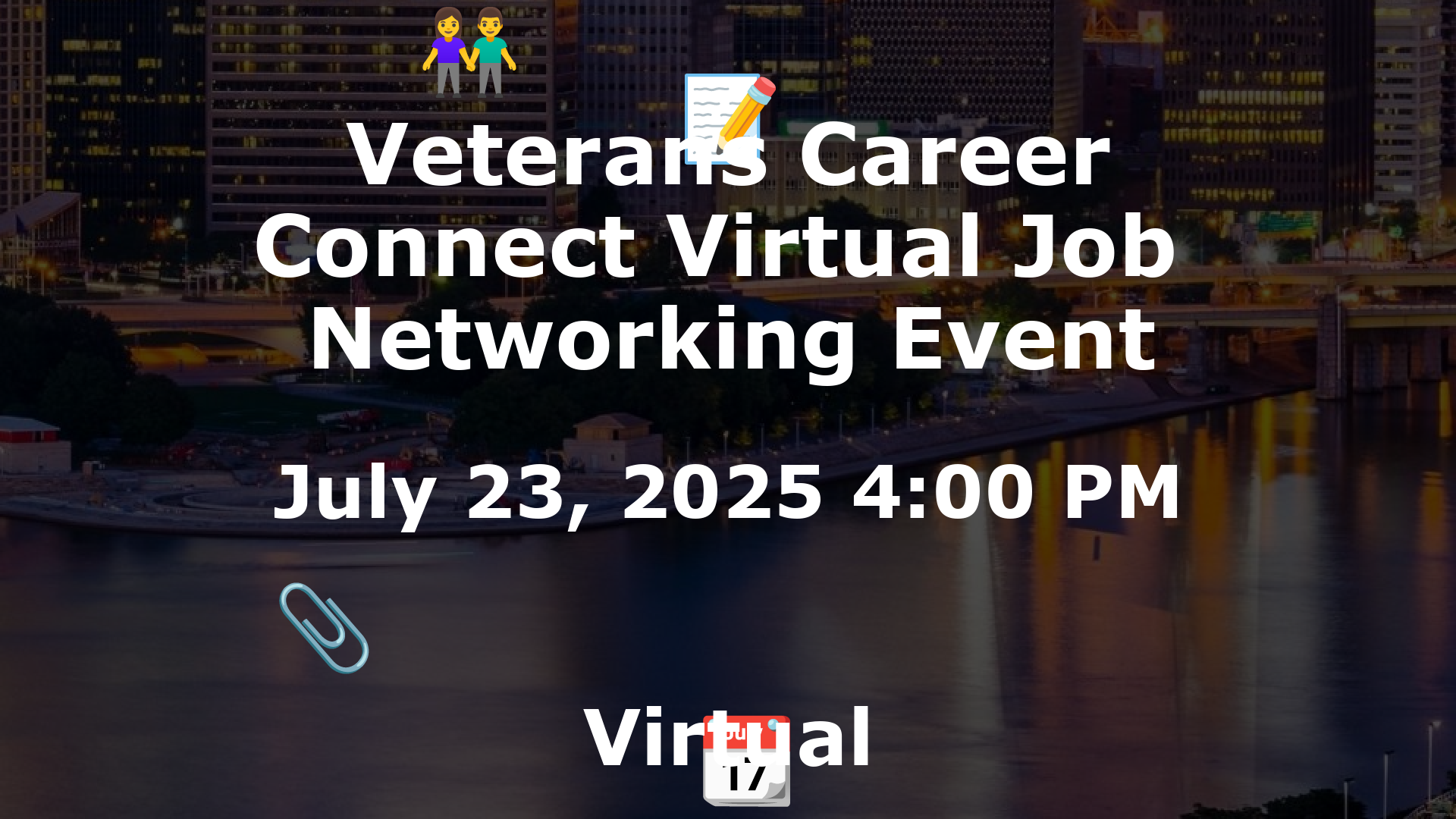 Veterans Career Connect Virtual Job  Networking Event event image